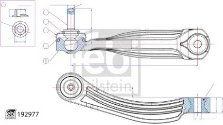 Тяга стабілізатора VW-Audi FEBI BILSTEIN 192977