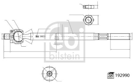 Автозапчасть FEBI BILSTEIN 192990