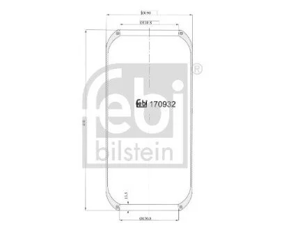 Пневмоподушка FEBI BILSTEIN 20921