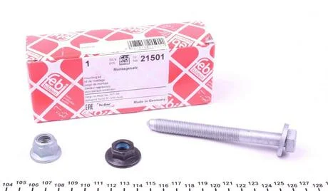Монтажный комплект, рычаг независимой подвески колеса FEBI BILSTEIN 21501