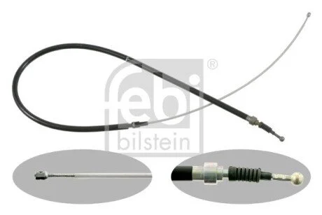 FEBI VW Трос ручного тормоза задн. лев./прав. Golf 00- SEAT Toledo FEBI BILSTEIN 22884