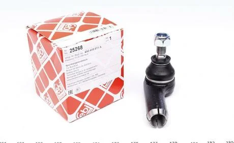 Наконечник рулевой тяги левый Audi 100 2.0-2.8 12.90-07.94 FEBI BILSTEIN 25268