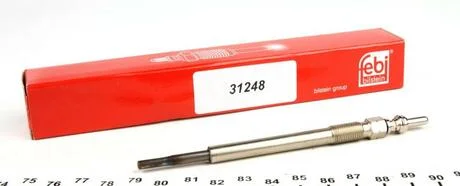 Свічка розжарювання двигуна Peugeot FEBI BILSTEIN 31248