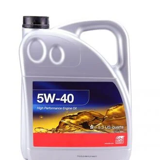 Моторное масло Febi Engine Oil 5W-40 синтетическое 5 л FEBI BILSTEIN 32938
