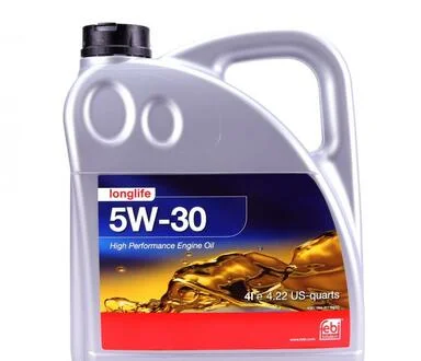 Моторное масло Febi Engine Oil Long Life 5W-30 синтетическое 4 л FEBI BILSTEIN 32942
