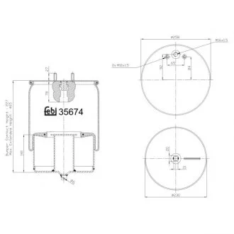 Пневмоподушка FEBI BILSTEIN 35674