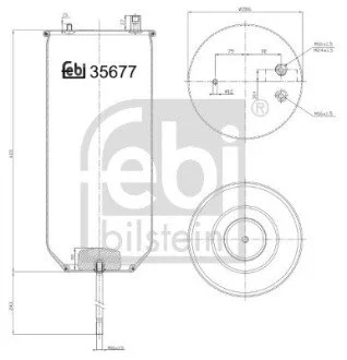 Сильфон пневматичної підвіски FEBI BILSTEIN 35677