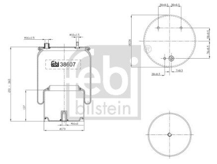 MIECH ZAW PNEUM FEBI TRUCK DAF FEBI BILSTEIN 38607 (фото 1)