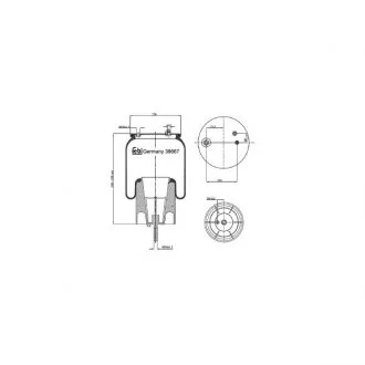 Пневмоподушка FEBI BILSTEIN 38667