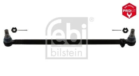 Продольная рулевая тяга с корончатыми гайками и шплинтами FEBI BILSTEIN 39594