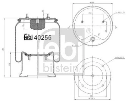 Пневмоподушка FEBI BILSTEIN 40255