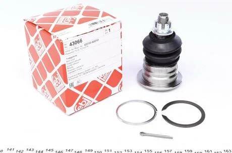 Шаровая опора, передняя ось FEBI BILSTEIN 43066