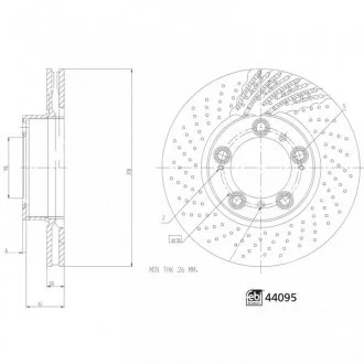 Автозапчасть FEBI BILSTEIN 44095