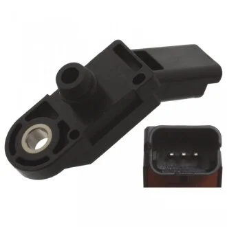 Датчик тиску у впускному колекторі (3 pin) CITROEN C4, C4 I, C5 I, C5 II, C5 III, C6, C8, XSARA, XSARA PICASSO, FIAT ULYSSE, LANCIA PHEDRA, PEUGEOT 106 II, 307, 407, 607, 807 1.6-3.0 05.96- FEBI BILSTEIN 45936