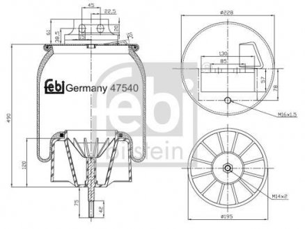 Автозапчасть FEBI BILSTEIN 47540