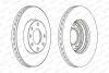 Тормозной диск FERODO DDF1041C (фото 2)