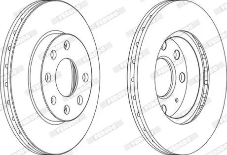Тормозной диск FERODO DDF1130