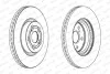 Тормозной диск FERODO DDF1315C (фото 1)