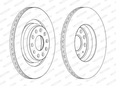 Тормозной диск FERODO DDF1503C