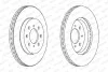 Тормозной диск FERODO DDF1610C (фото 2)