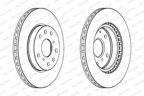 Гальмівний диск FERODO DDF1620C