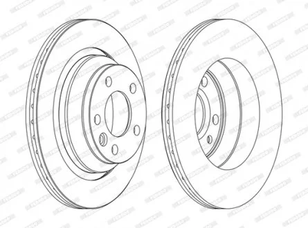 Гальмівний диск FERODO DDF1698C