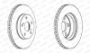 Тормозной диск FERODO DDF1886C (фото 1)