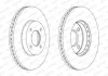 Тормозной диск FERODO DDF2068C (фото 1)
