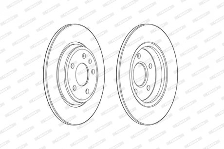 Гальмівний диск FERODO DDF2599C