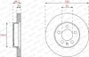 Диск гальмівний (передній) Audi A1/Seat Ibiza/VW Polo 17- (256x22) PRO FERODO DDF2663C (фото 1)