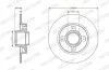 Диск тормозной (задний) Peugeot 2008 12-/Citroen C3 Aircross 10-/C4 14- (244x9)(c подшипник.) PRO DDF29291