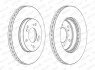 Тормозной диск FERODO DDF829C (фото 1)