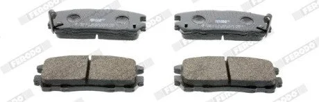 Колодки тормозные дисковые передние FERODO FDB1017