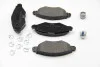 Тормозные колодки перед. Peugeot 206/306 94- FERODO FDB1378