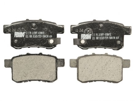 Колодки тормозные задние Honda Accord VIII 08- (nissin) FERODO FDB4198 (фото 1)