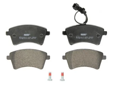 Тормозные колодки перед. Kangoo 08- (R15/R16) (с датчиком) FERODO FDB4340 (фото 1)