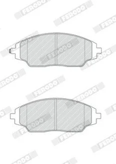 Колодки гальмівні (передні) Chevrolet Aveo 11- FERODO FDB4496