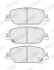 Колодки тормозные (задние) Honda CR-V 16- FERODO FDB4964 (фото 2)
