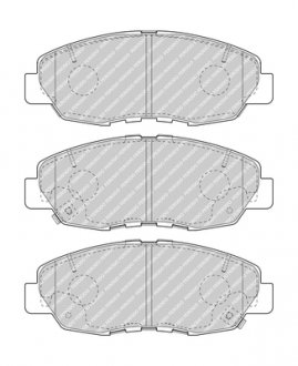 Тормозные колодки, дисковые FERODO FDB5022 (фото 1)