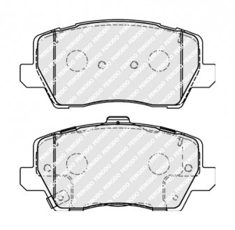Гальмівні колодки, дискові FERODO FDB5037 (фото 1)