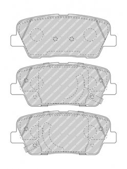 Гальмівні колодки, дискові FERODO FDB5048