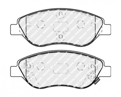 Тормозные колодки, дисковые FERODO FDB5138
