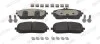Комплект гальмівних колодок передн, MERCEDES A (V177), A (W177), B SPORTS TOURER (W247), CLA (C118), CLA SHOOTING BRAKE (X118), EQA (H243), EQB (X243), G (W463), GLA (H247) 1.3-Electric 01.18- FERODO FDB5179 (фото 1)