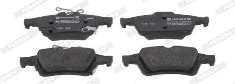 Колодки гальмівні (задні) Ford C-Max/Focus/Kuga/Transit Connect 10-/Citroen C4 09-/Volvo 04- FERODO FDB5245