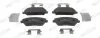 Комплект гальмівних колодок передн, HYUNDAI I30, KIA CEED, PROCEED, XCEED 1.0-1.6H 11.16- FERODO FDB5317 (фото 1)