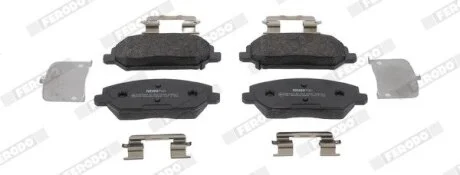 Комплект гальмівних колодок передн, HYUNDAI I30, KIA CEED, PROCEED, XCEED 1.0-1.6H 11.16- FERODO FDB5317