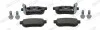 Колодки гальмівні (задні) Honda Civic V/VI 91-01/CRX II/Prelude III 87-92/Rover 93-05 FERODO FDB5341 (фото 1)