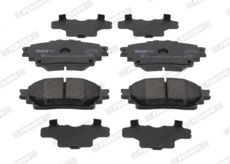 Колодки тормозные (задние) Toyota Rav4 18-/Corolla XII/Highlander 19-/Suzuki Across 20-/Lexus UX 18- FERODO FDB5353