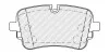 Колодки гальмівні (задні) Audi A6/A7/A8/Q7/Q8/VW Touareg 18- (TRW) Q+ FERODO FDB5367 (фото 2)
