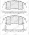 Колодки гальмівні (передні) Mitsubishi Eclipce Cross 1.5 T-Mivec 4WD 17- FERODO FDB5386 (фото 3)